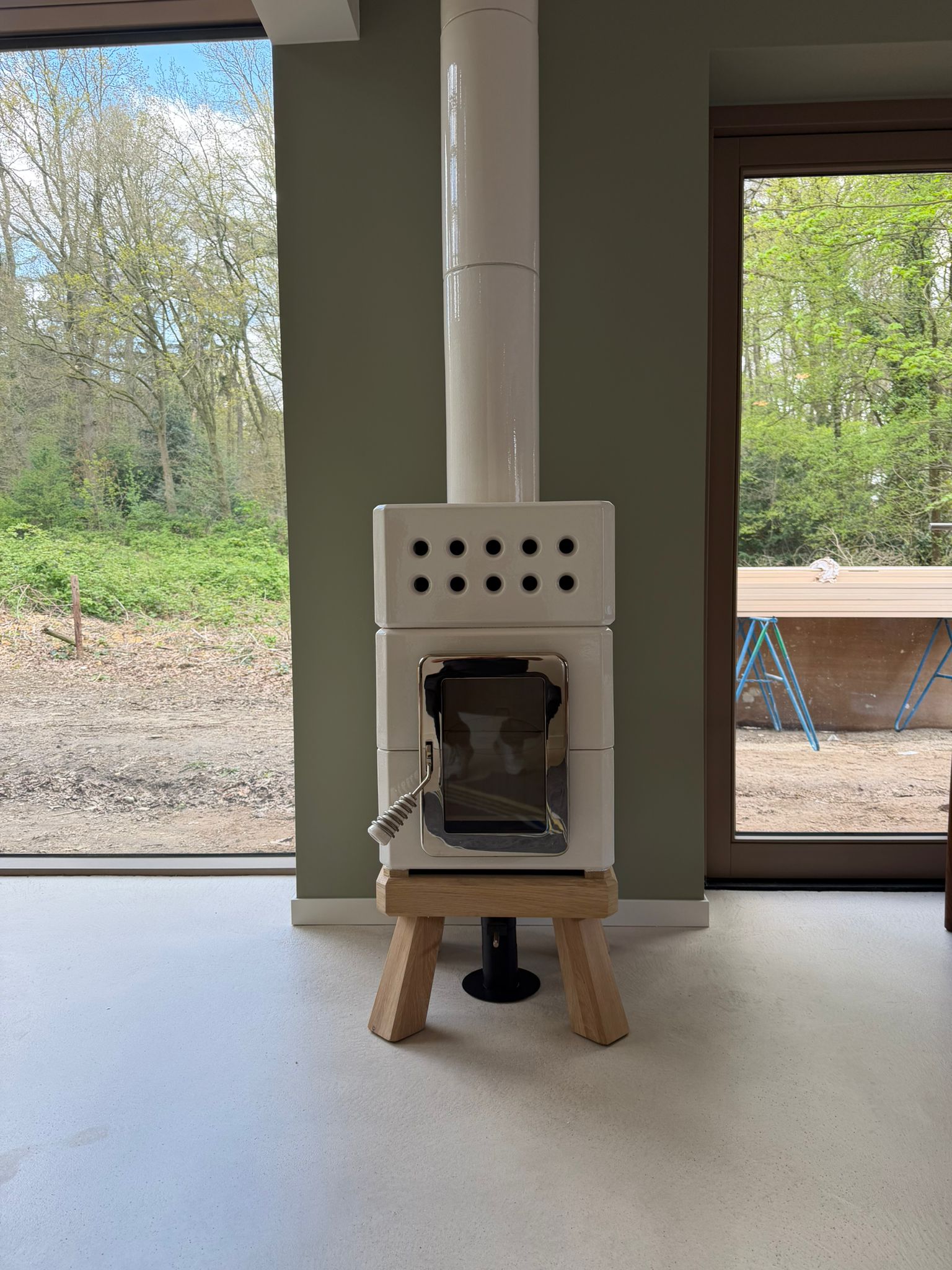 Witte MiniStack met kolom