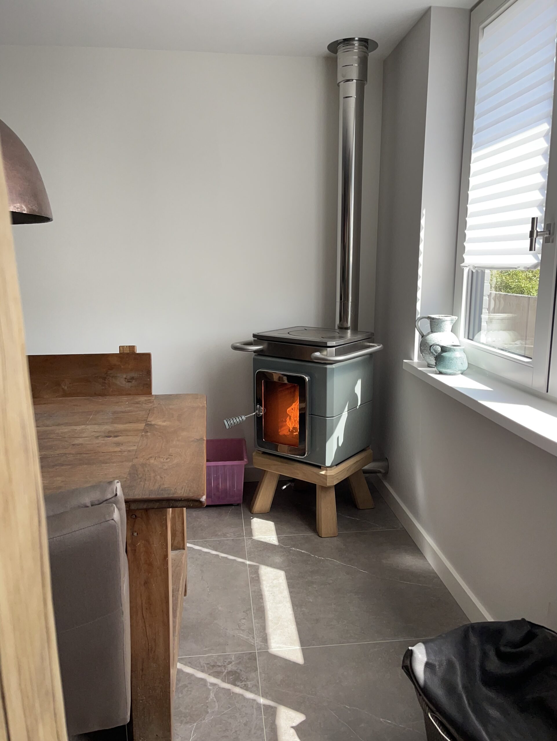 CookinStack keramisch houtfornuis