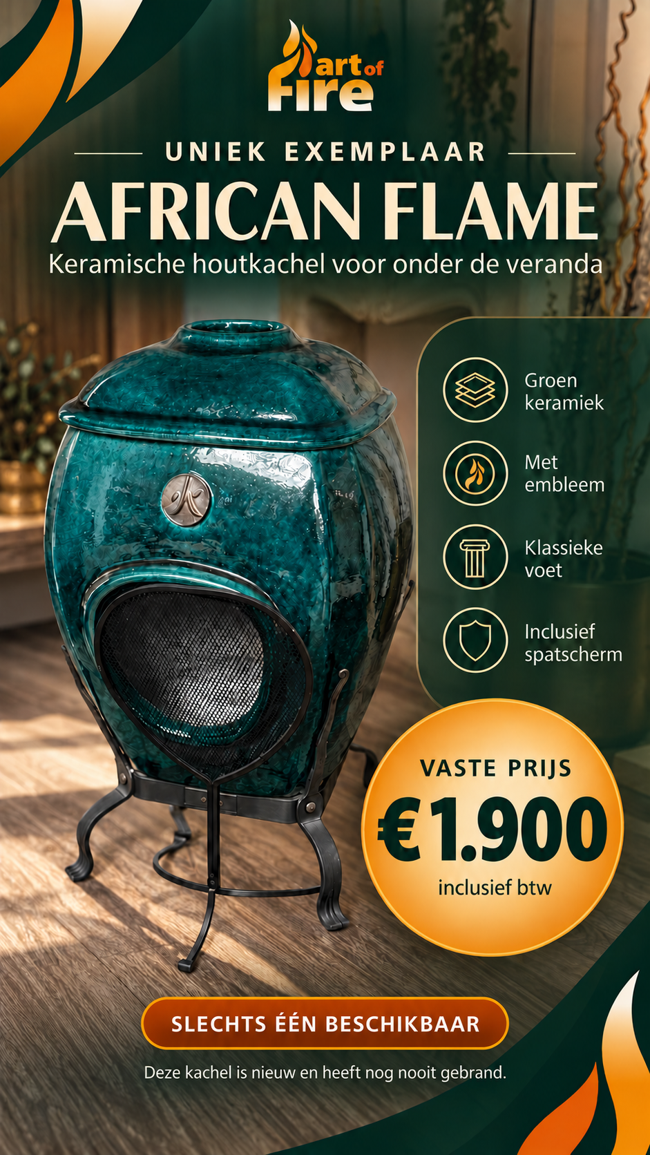 African Flame green sale