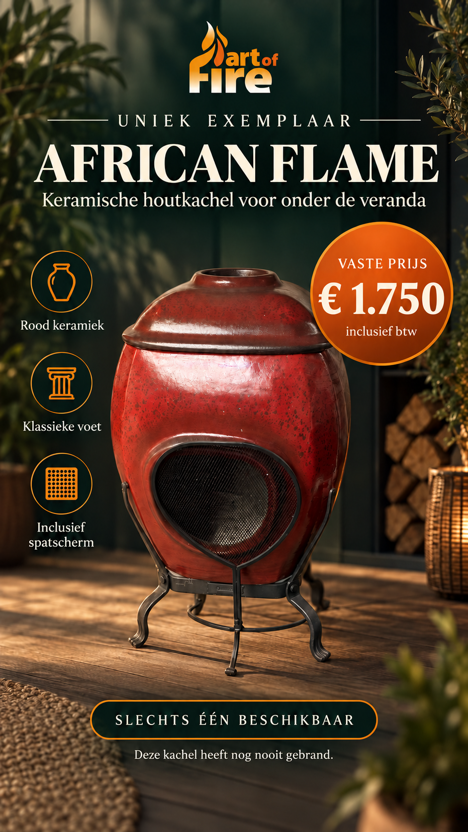 African Flame red sale