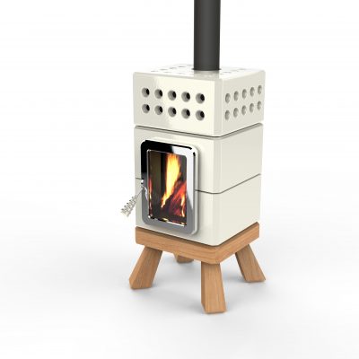 Verduisteren Bewijzen maandelijks Mini Stack - Art of Fire - Italiaanse houtkachel handgemaakt van  keramiekArt of Fire